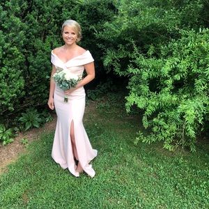 Blush Bridesmaid Dress - Xscape